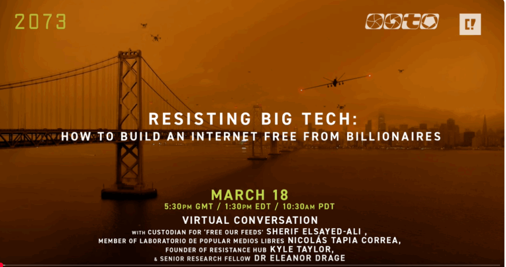 LPML en webinar internacional sobre alternativas a Big Tech